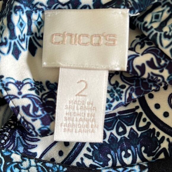 Chico’s Halter/Cold Shoulder Style Maxi Dress.‎ Size 2 - Picture 6 of 9